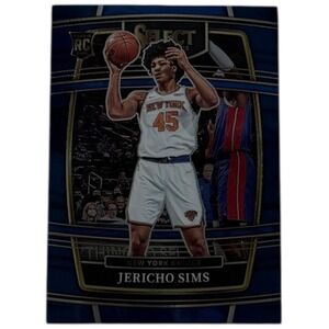 Jericho Sims 2021-22 Panini Select RETAIL BLUE Concourse Base RC #87  Knicks